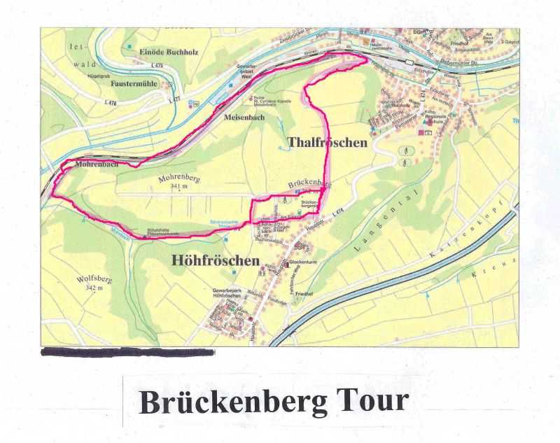 Brueckenberg Tour - Plan 800